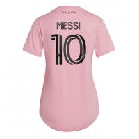 Camisa de time de futebol Inter Miami Lionel Messi #10 Replicas 1º Equipamento Feminina 2023-24 Manga Curta